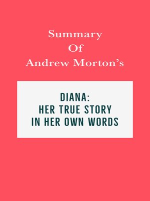 cover image of Summary of Andrew Morton's Diana